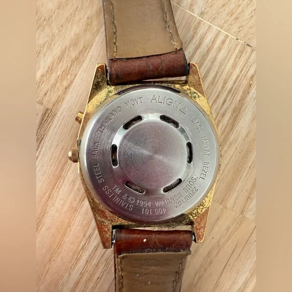 Warner bros. Looney tunes Marvin the Martian vintage watch NEW BATTERY